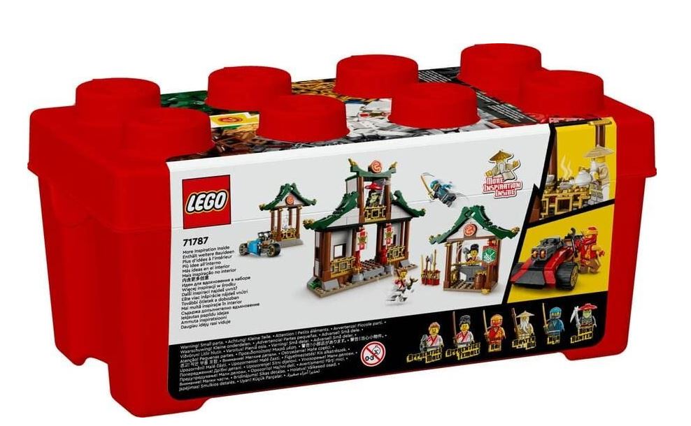 LEGO Ninjago Creative Ninja Brick Box 71787 Building Toy Set (530 Pieces)|Multicolor